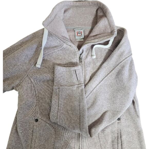 AVALANCHE Women’s Full Zip Knit Jacket Oatmeal Size L - Picture 4 of 10